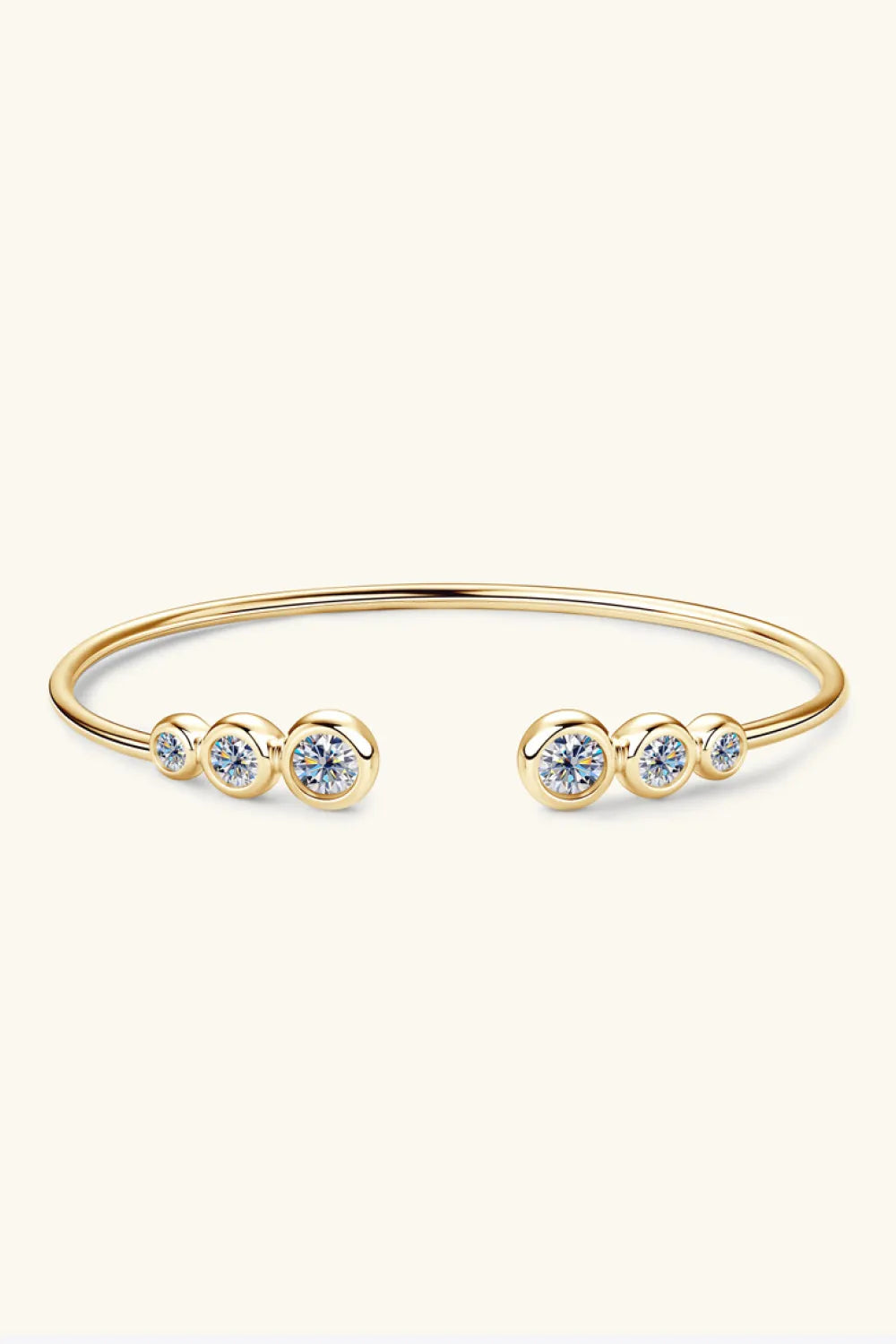 1.8 Carat Moissanite 925 Sterling Silver Bracelet - Auryza