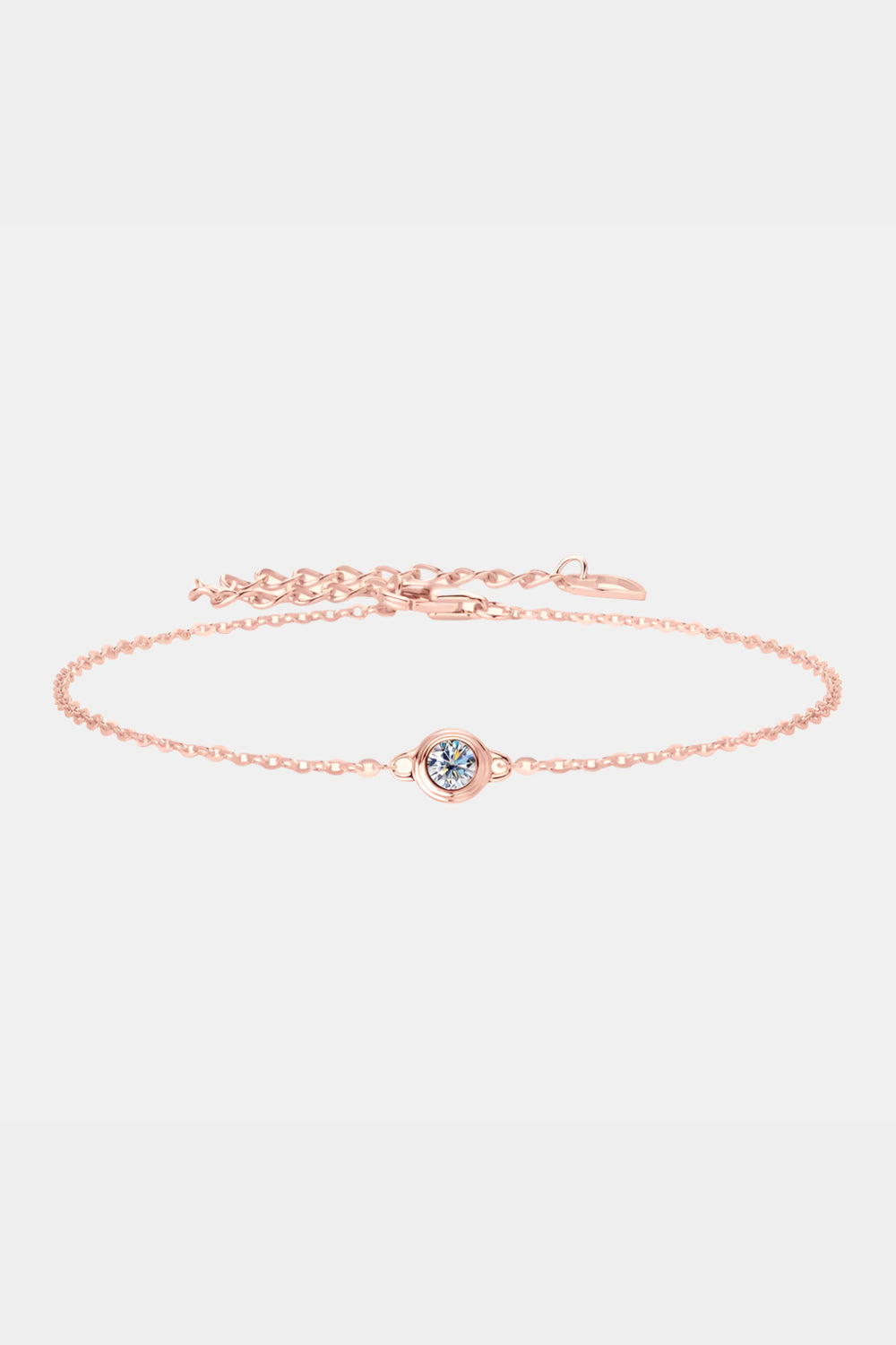 Inlaid Moissanite 925 Sterling Silver Bracelet - Auryza