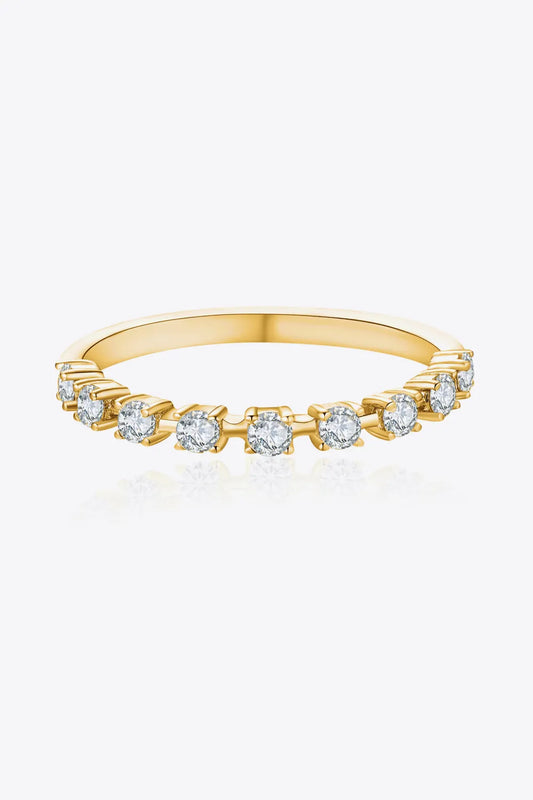 Moissanite 925 Sterling Silver Ring - Auryza