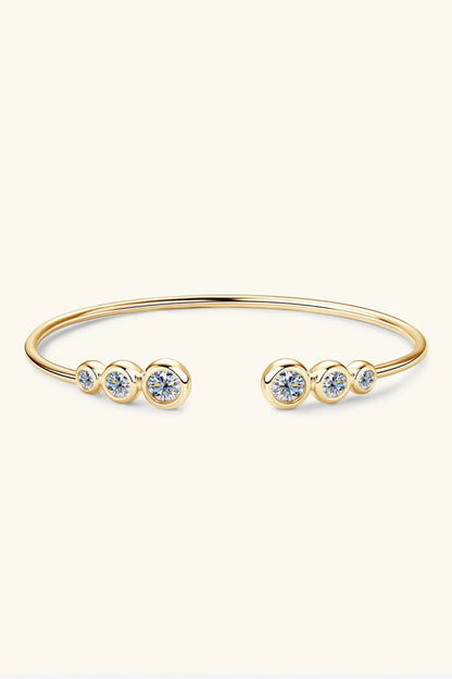 1.8 Carat Moissanite 925 Sterling Silver Bracelet - Auryza