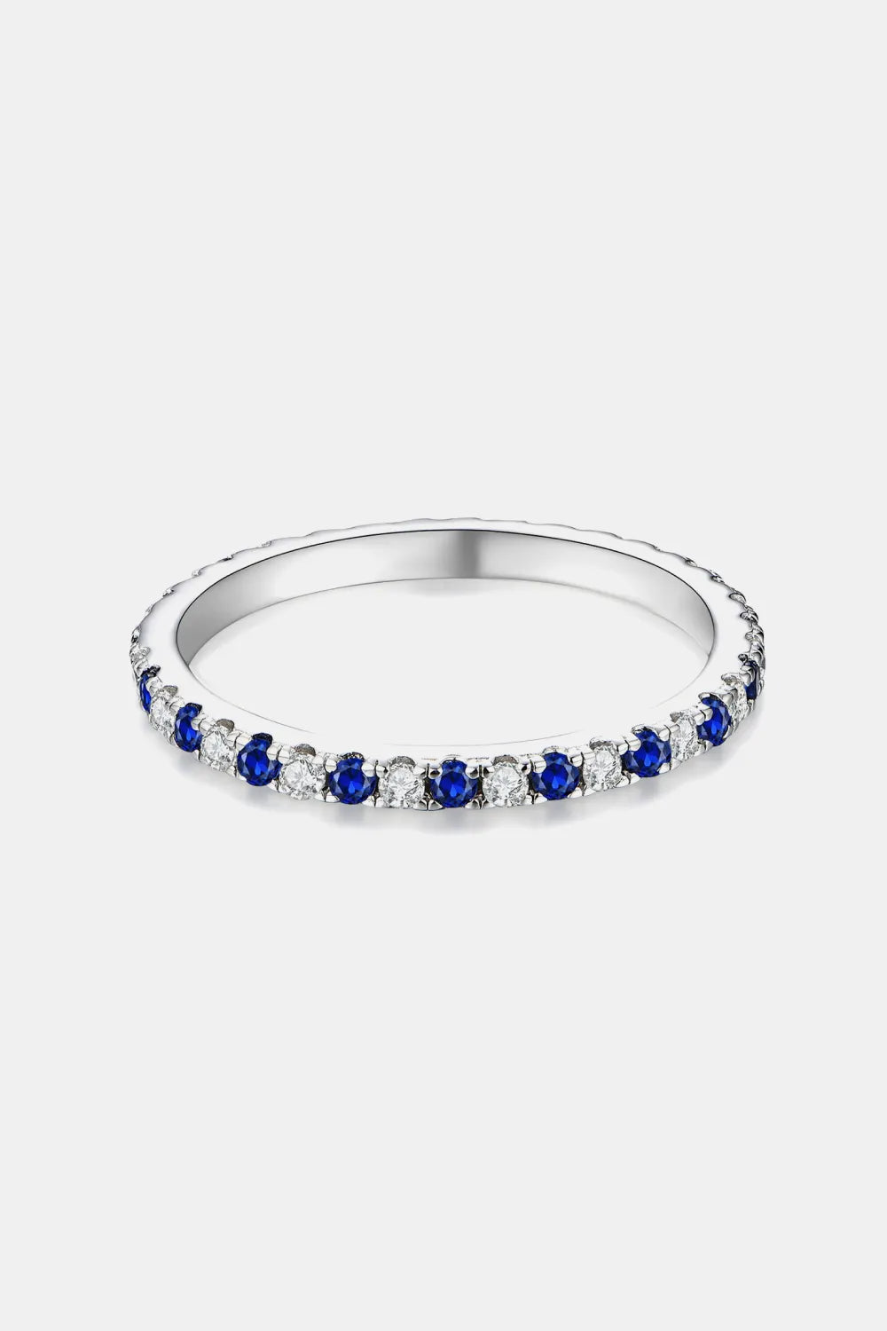 Moissanite Lab-Grown Sapphire Rings - Auryza