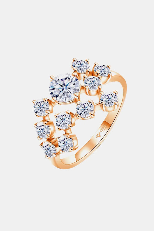 1.2 Carat Moissanite 925 Sterling Silver Ring - Auryza