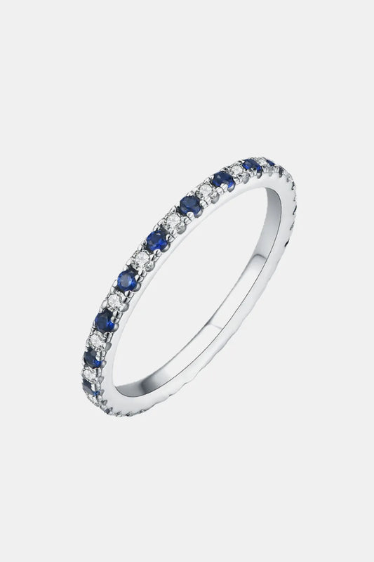 Moissanite Lab-Grown Sapphire Rings - Auryza